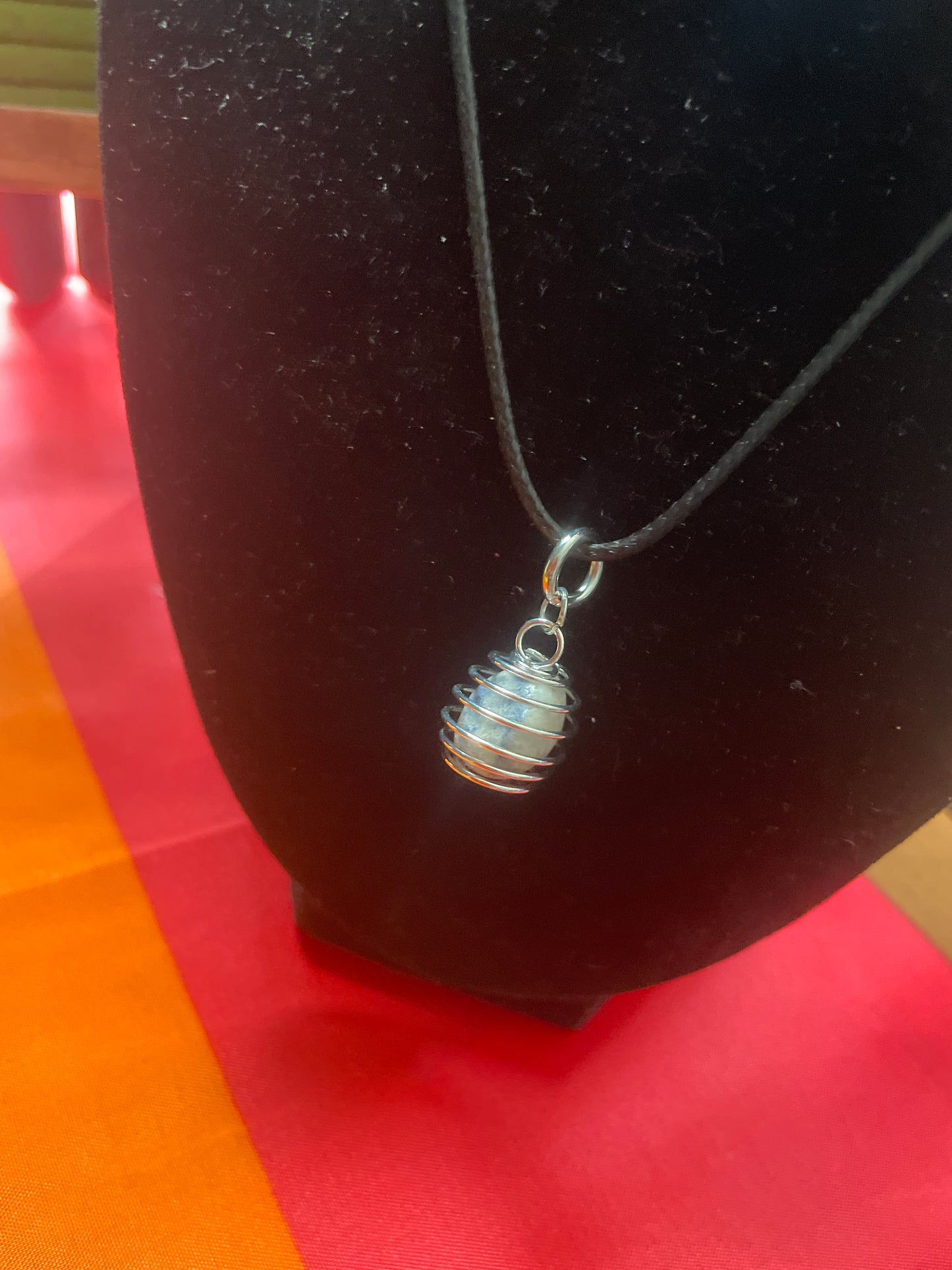 Crystal Caged Necklace (Small)