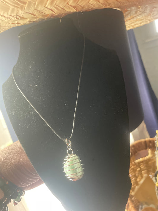 Crystal Cage Necklace (Large)