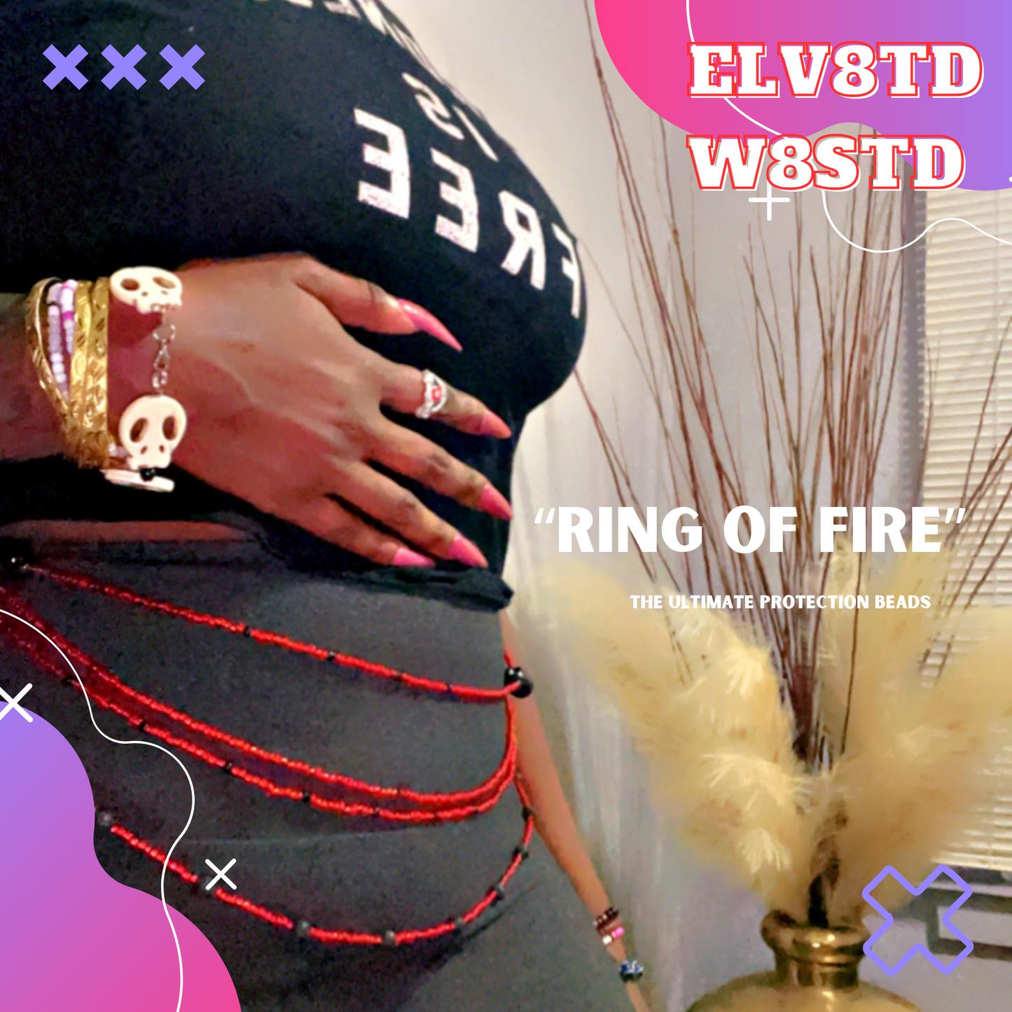 Ring Of Fire Protection WaistBead Set